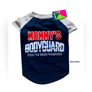 Vibrant Life ‘Mommy’s Bodyguard’ Tee Shirt Dog Color Black Size M